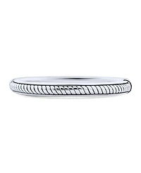Bling Jewelry Twisted Rope Thick Bangle Bracelet