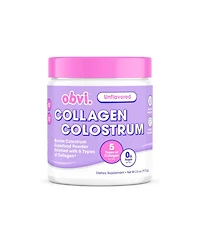 Obvi Collagen Colostrum Supplement - Supports a Healthy Gut, Skin Rejuvenation and Immune Health - Gluten Sugar-Free - Unflavored