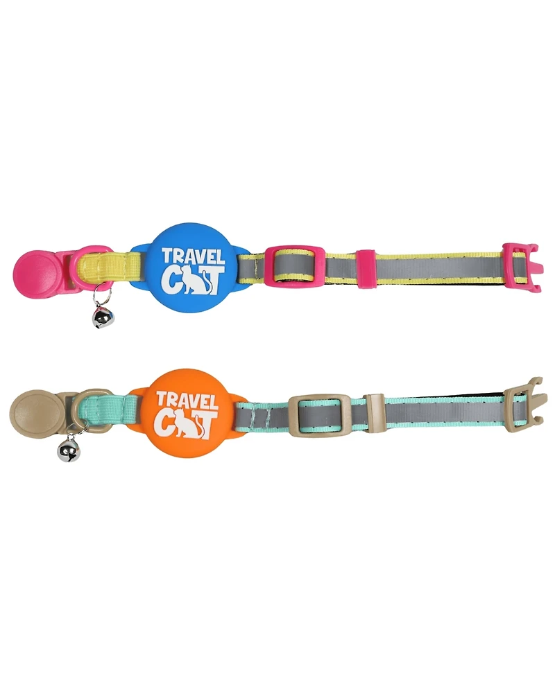 Travel Cat Breakaway AirTag Holder Collar