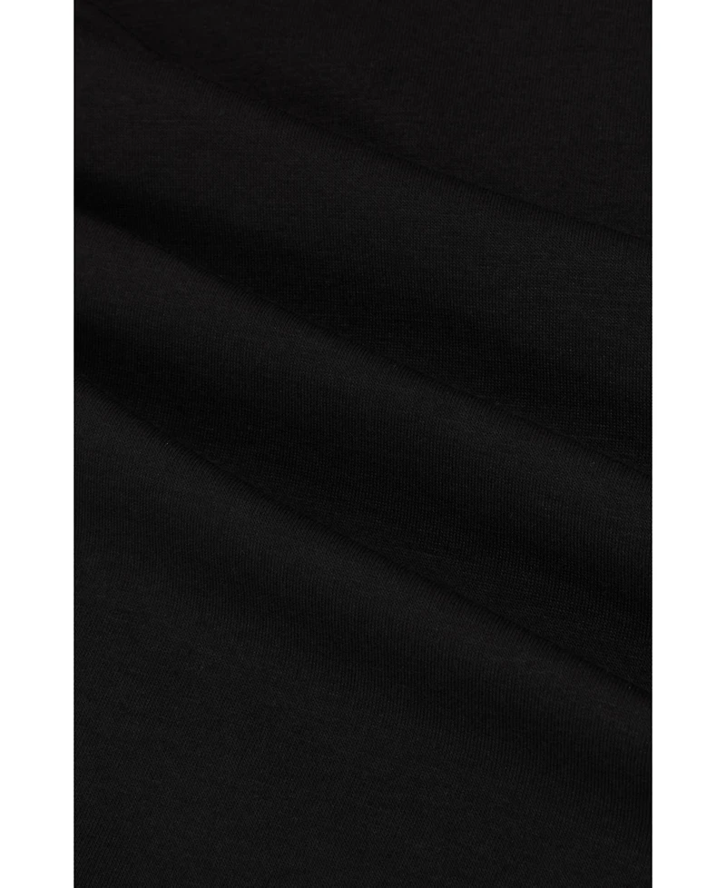 Reiss Women's Stretch-Cotton Ribbed-Neck T-Shirt