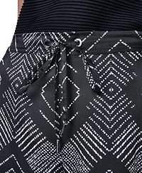 Dkny Women's Printed Wide-Leg Pants