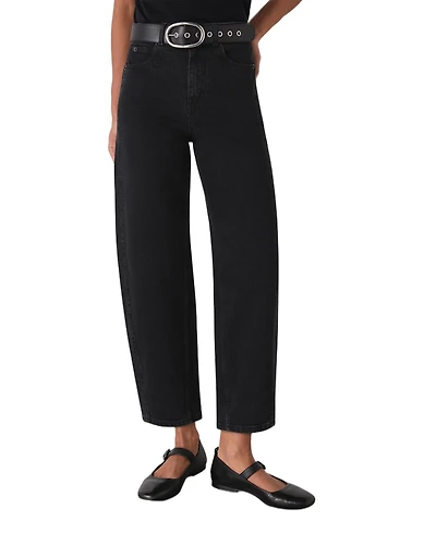 Whistles Women's High Waist Barrel Jeans