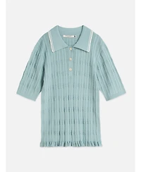 Scotch & Soda Women's Tops and Tees for Women Ripple Stitch Fitted Pullover