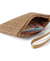 Lands' End Straw Wristlet