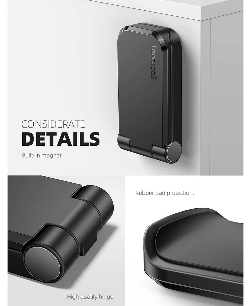 Lamicall Headphone Stand, Sticky Headset Hanger