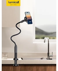 Lamicall Gooseneck Phone Holder for Bed - Cell Mount Clamp Clip