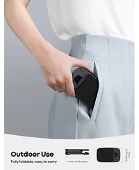 Lamicall Foldable Mobile Phone Holder, Desk Stand Compatible with iPhone 11-17 Series (Pro / Pro Max Plus Air)