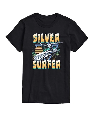 Airwaves Men's Fantastic Four Silver Surfer Short-Sleeve Graphic T-Shirt