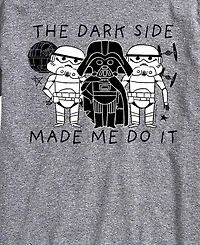 Airwaves Men's The Dark Side Made Me Do It Short-Sleeve Graphic T-Shirt