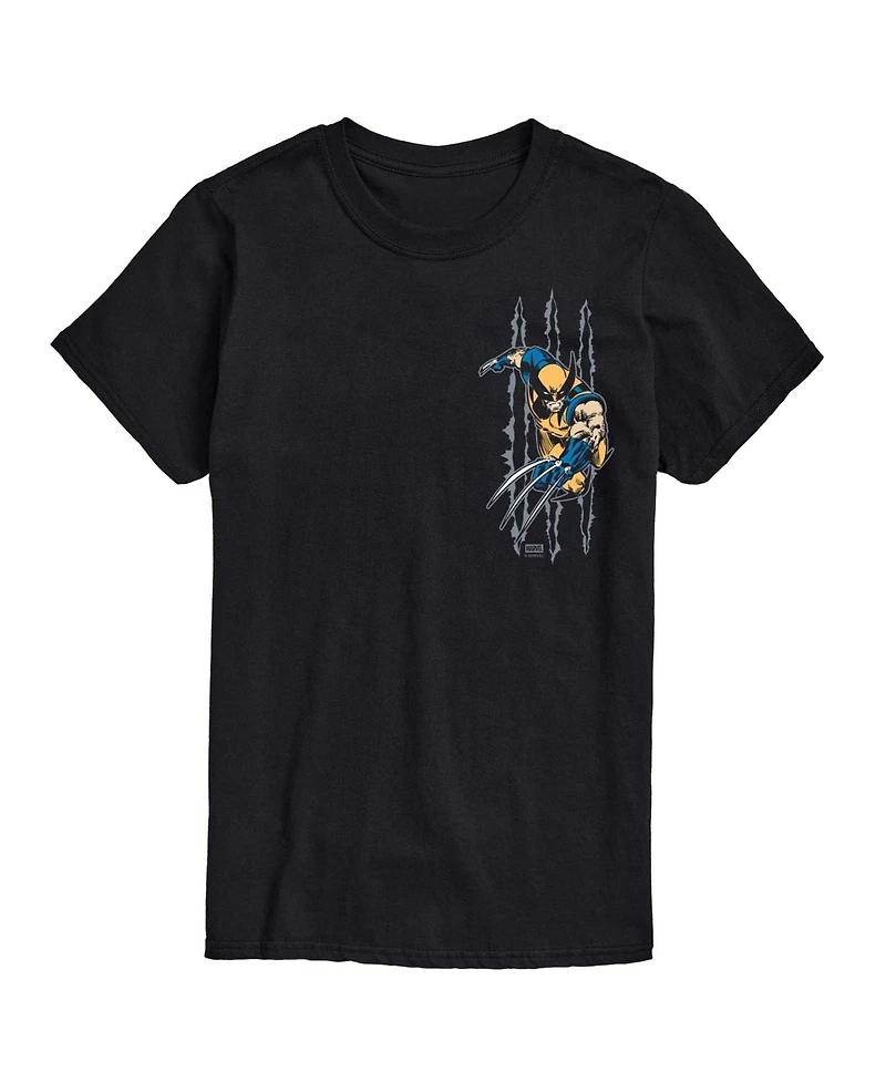 Airwaves Men's Wolverine Slash Short-Sleeve Graphic T-Shirt