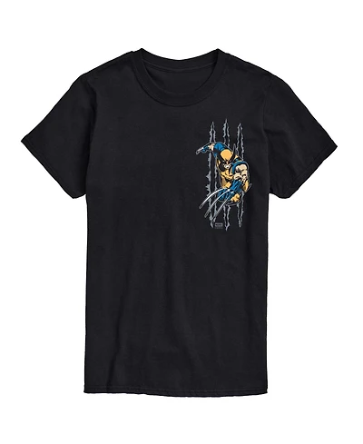 Airwaves Men's Wolverine Slash Short-Sleeve Graphic T-Shirt