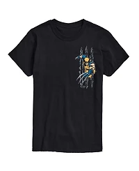 Airwaves Men's Wolverine Slash Short-Sleeve Graphic T-Shirt