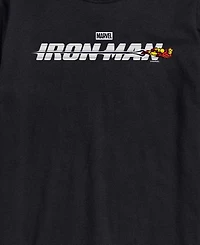 Airwaves Men's Iron Man Logo Short-Sleeve Graphic T-Shirt
