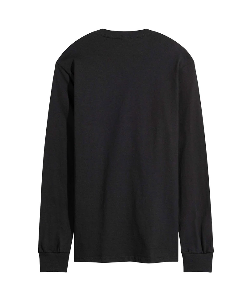 Airwaves Men's Wolverine Vintage Faded Long-Sleeve Graphic T-Shirt