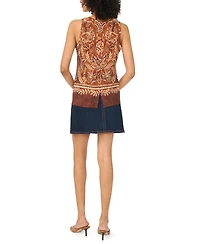 Vince Camuto Women's Back Keyhole Pull-On Tank Top