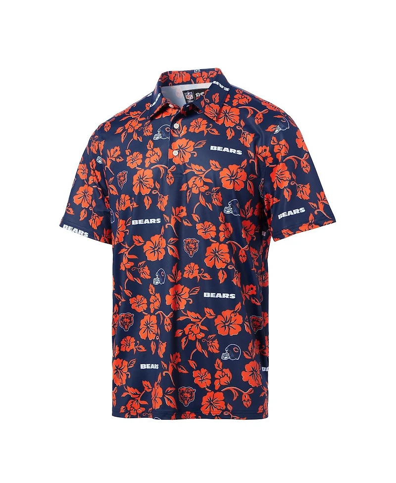 Reyn Spooner Men's Navy Chicago Bears Pua Performance Polo Shirt