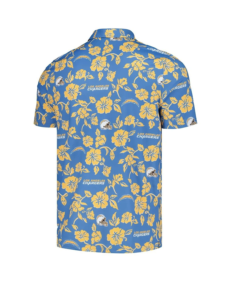 Reyn Spooner Men's Powder Blue Los Angeles Chargers Pua Performance Polo Shirt