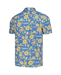 Reyn Spooner Men's Powder Blue Los Angeles Chargers Pua Performance Polo Shirt