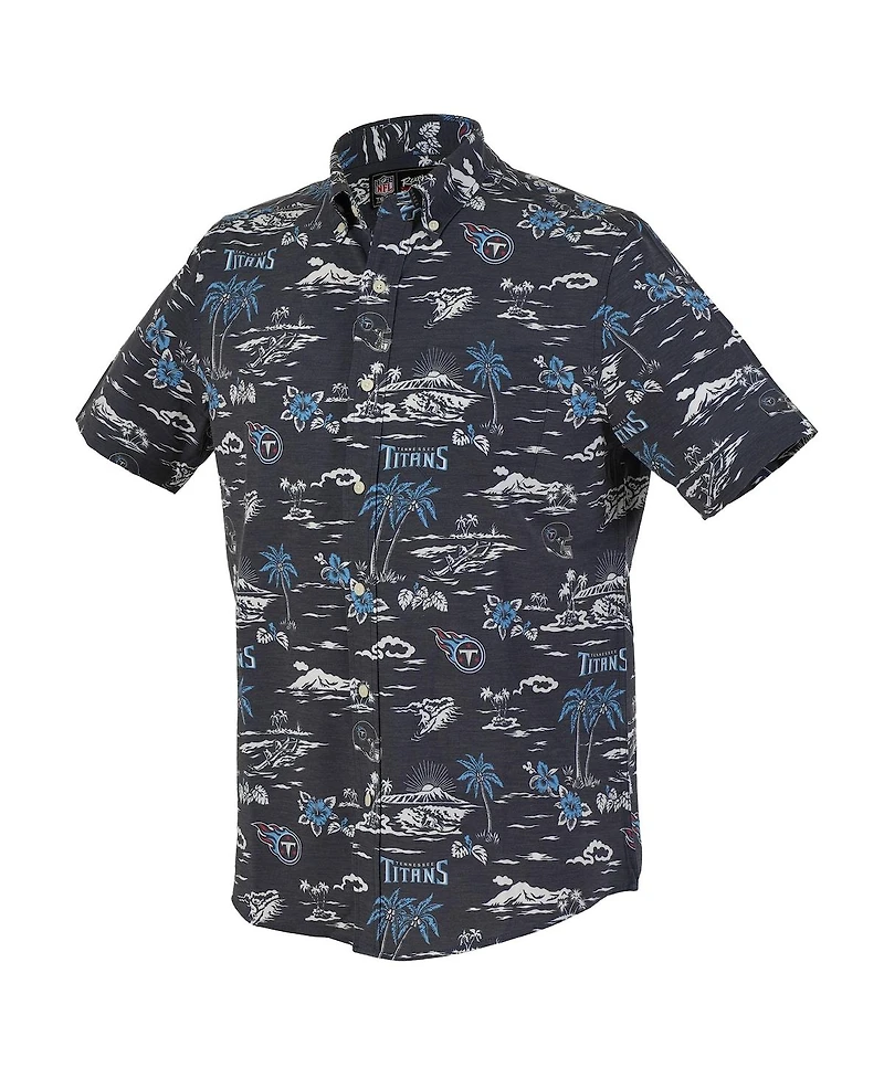 Reyn Spooner Men's Navy Tennessee Titans Kekai Performance Button-Down Shirt