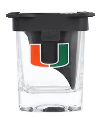 Indigo Falls Miami Hurricanes 10oz. Ice Wedge Glass
