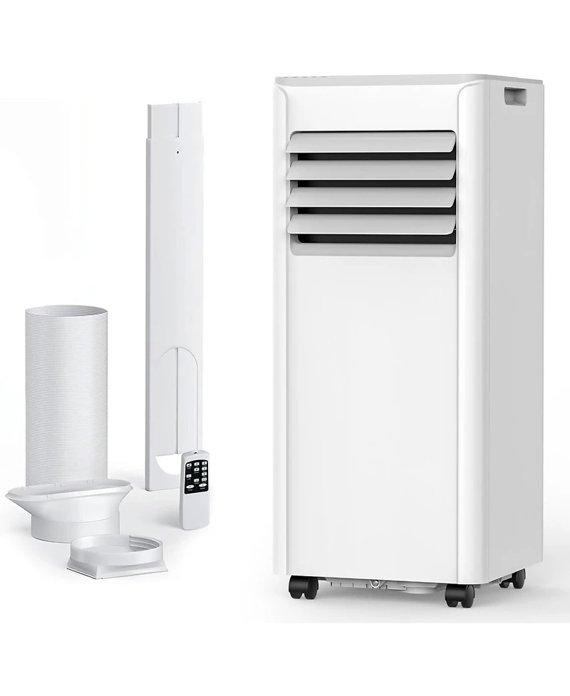 Cowsar 10,000 Btu Portable Ac, Cools 450 Sq. Ft, 4-in-1 Unit with Sleep Mode and Timer