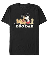 Fifth Sun Men's Mickey Dog Dad Short-Sleeve T-Shirt
