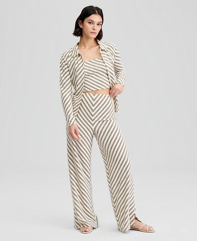 And Now This Petite Long Casual Flare Pants, Macy's Exclusive
