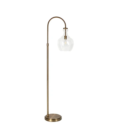 Hudson & Canal Verona 70" Metal Arc Floor Lamp