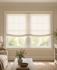 Shadisfy Soft Linen Blend Cordless Relaxed Roman Shade