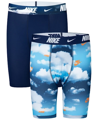 Nike Boys' 8-20 Printed Boxer Brief, 2-Pack