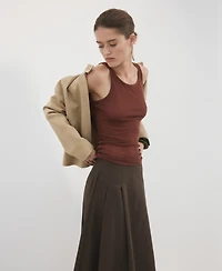 Mango Women's Flared Midi-Skirt