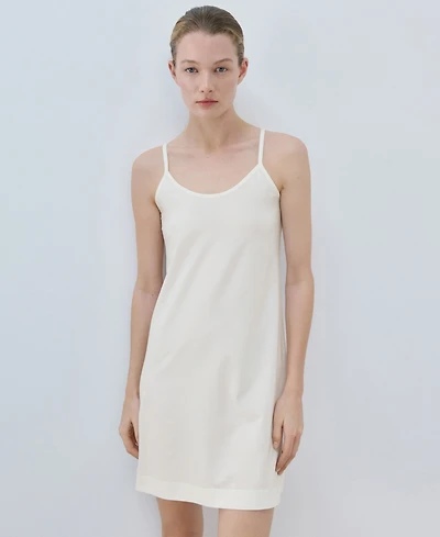 Mango Women's Lightweight Cotton Nightgown
