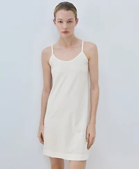 Mango Women's Lightweight Cotton Nightgown
