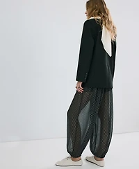 Mango Women's Polka-Dot Balloon Pants
