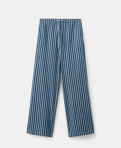 Mango Women's Straight Striped Pants