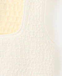 Mango Women's Textured Knit Top