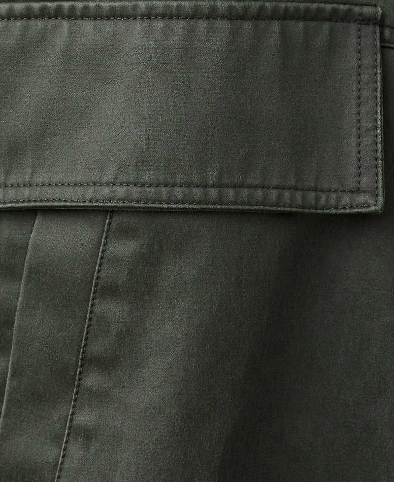 Mango Women's Pockets Funnel Neck Parka Jacket