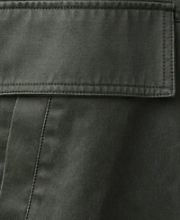 Mango Women's Pockets Funnel Neck Parka Jacket