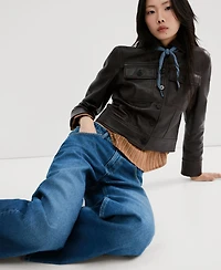 Mango Women's Mid-Rise Straight Jeans