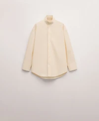 Mango Women's Combined Collar Shirt