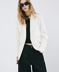 Mango Women's High-Rise Balloon Jeans