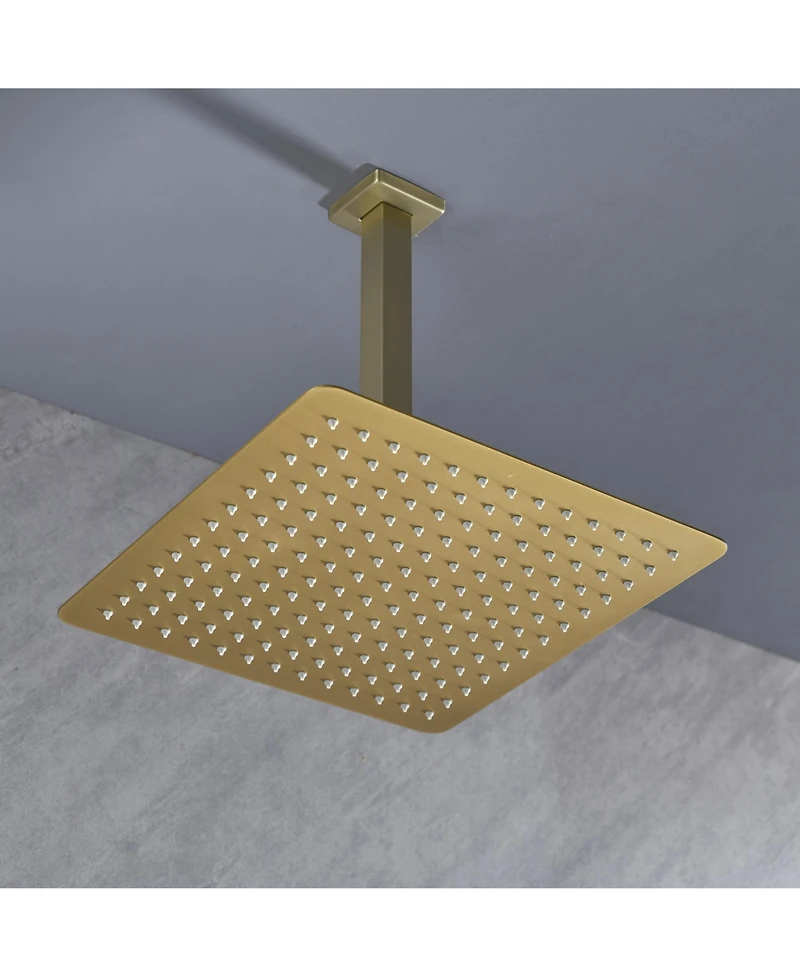 Rainsken Rain Shower Head High Pressure Rainfall Showerhead Water Saving