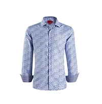 Elie Balleh Men's Slim Fit Floral Button-Down Shirt
