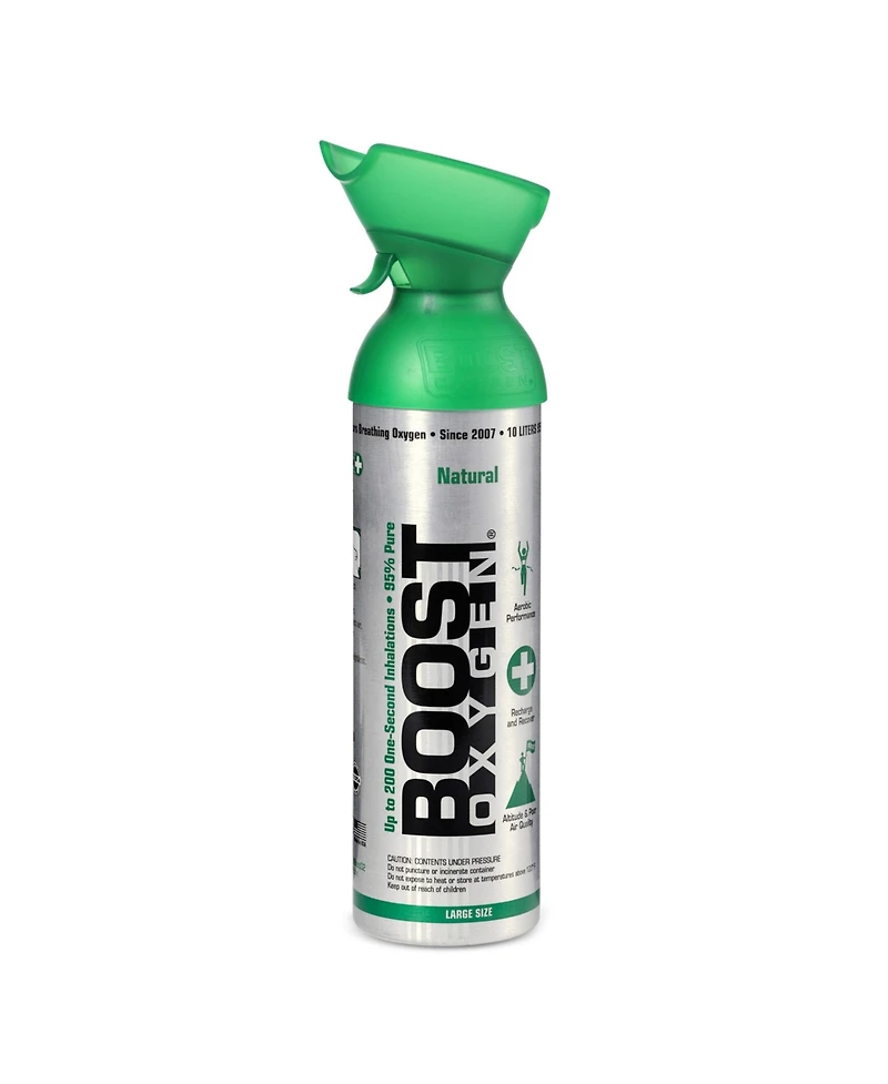 Boost Oxygen 10L Canned Oxygen (2 Pack) and 5L Canned Oxygen (3 Pack), Flavorless