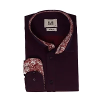 Elie Balleh Men's Slim Fit Trendy Button-Down Shirt