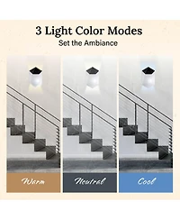 Bell + Howell 2-Pack Wireless Touch Led Wall Light Sconces with Remote