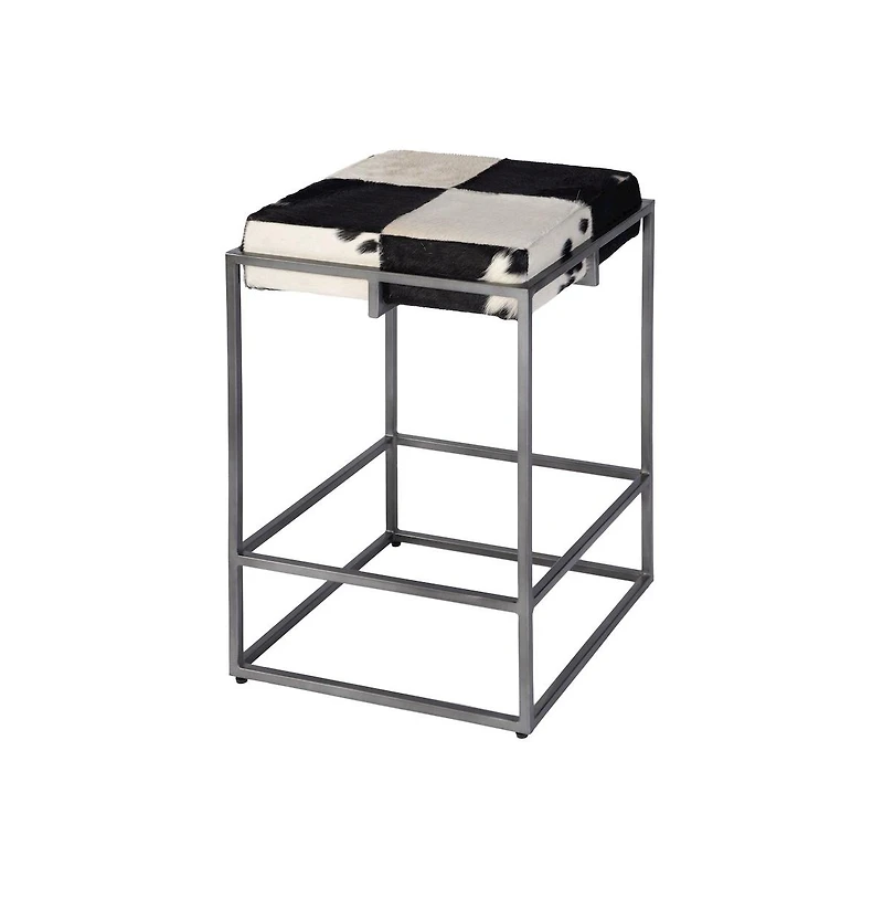 Butler Specialty Stinson 26.5" Seat Height Hair on Hide Counter Stool