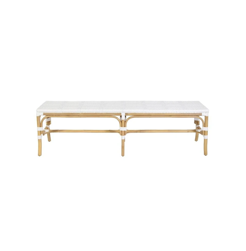 Butler Specialty Laguna Rectangular Rattan Backless Accent Bench