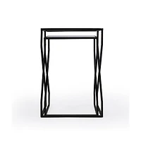 Butler Specialty Demi Modern Mirrored Nesting Tables