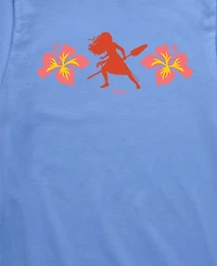 Moana Boys' 8-20 Live Action Montanui Hibiscus Floral Short-Sleeve T-Shirt